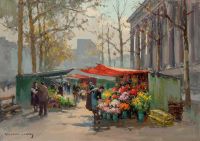  Flower Market at the Madeleine